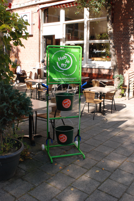 Gelast en gepoedercoat stalen frame