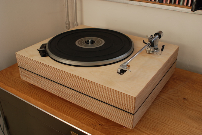 Lenco L75 plint van berken multiplex